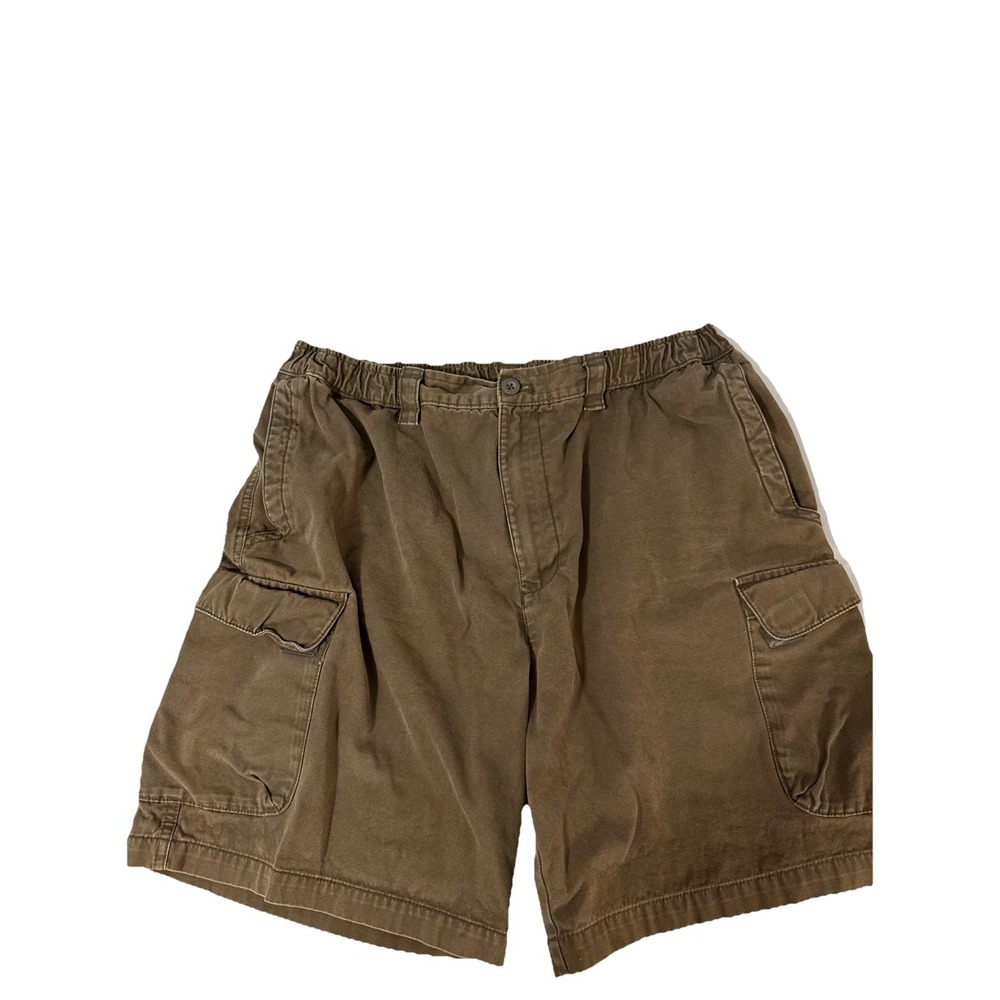Izod Cargo Shorts Mens Size L (34)‎ Brown Used
